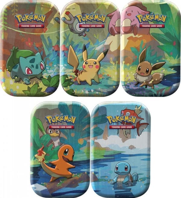 Pokemon TCG Kanto Friends Mini Tin