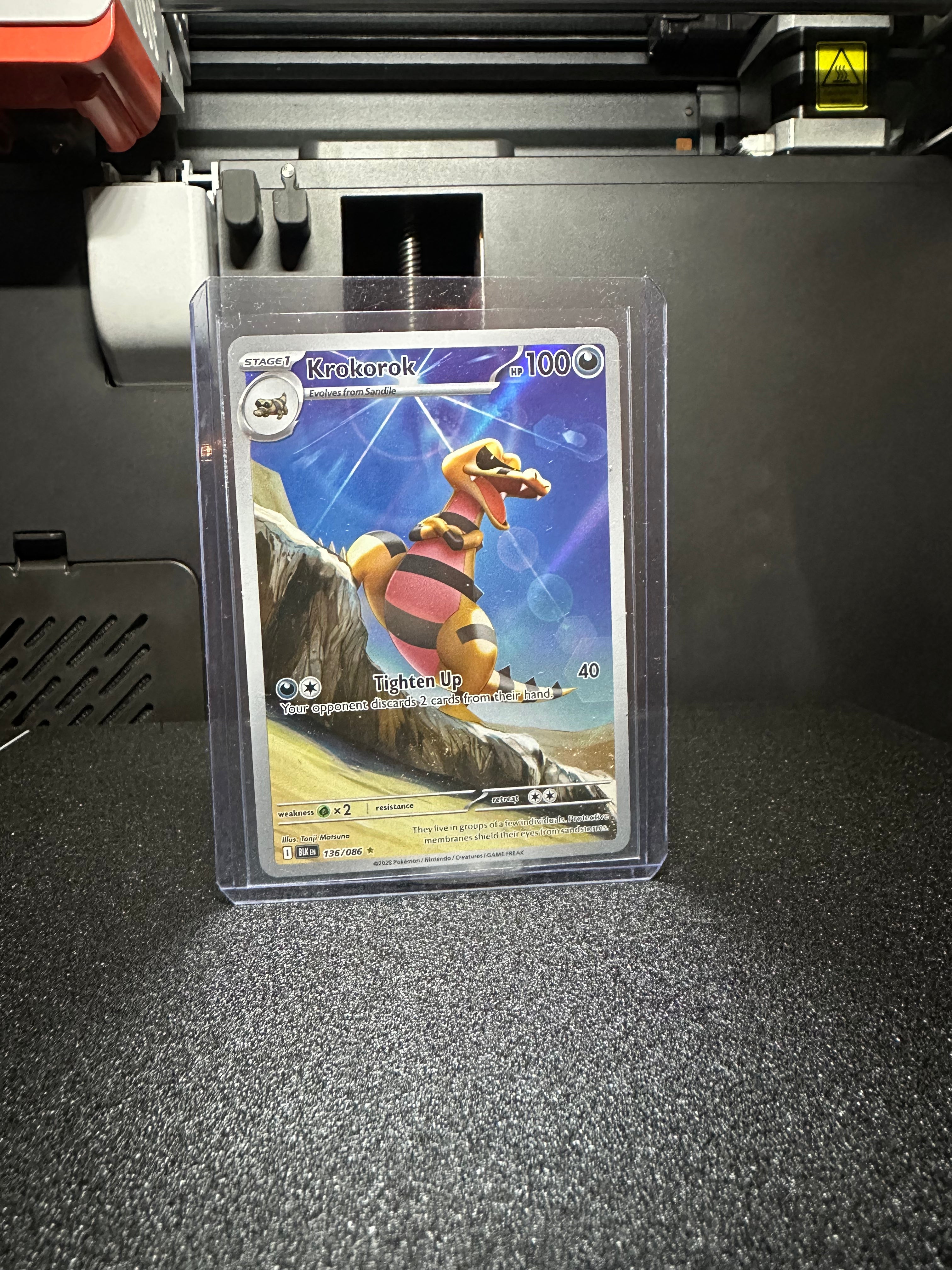 Krokorok Pokemon • Illustration Rare • 136/086