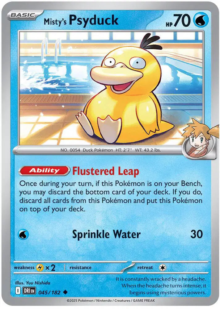 Misty's Psyduck Pokemon • Uncommon • 045/182