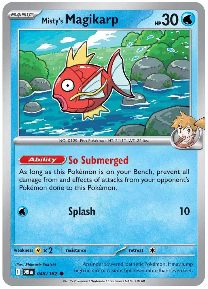 Misty's Magikarp Pokemon • Common • 048/182