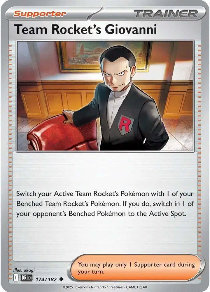 Team Rocket's Giovanni Pokemon • Uncommon • 174/182