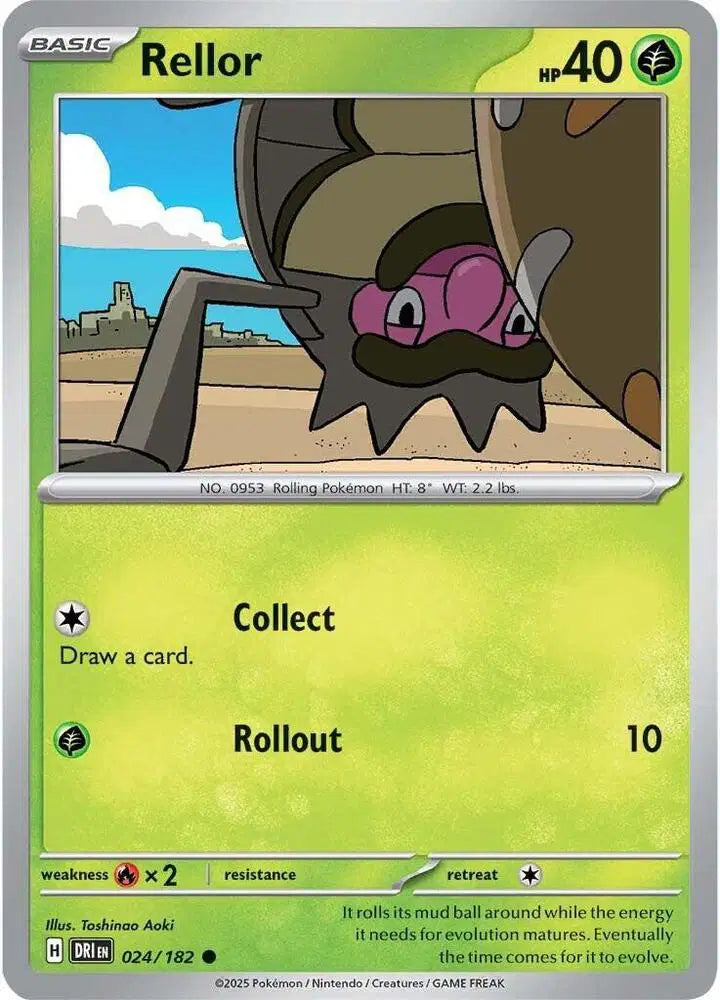 Rellor Pokemon • Common • 024/182