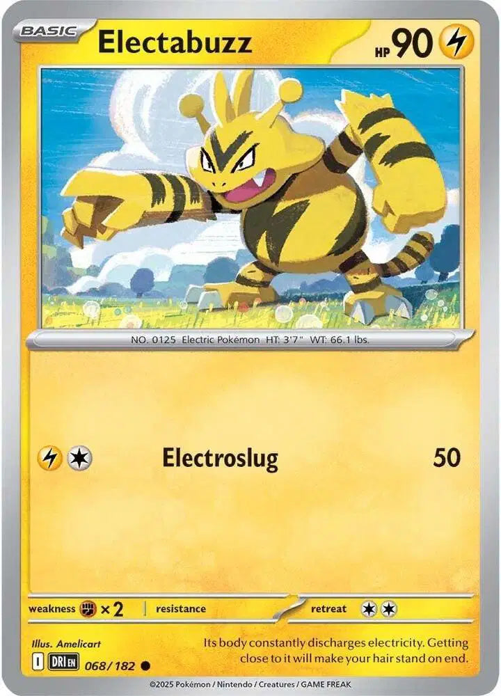Electabuzz Pokemon • Common • 068/182