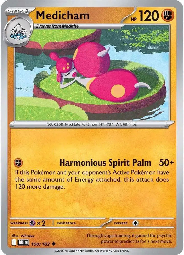 Medicham Pokemon • Uncommon • 100/182