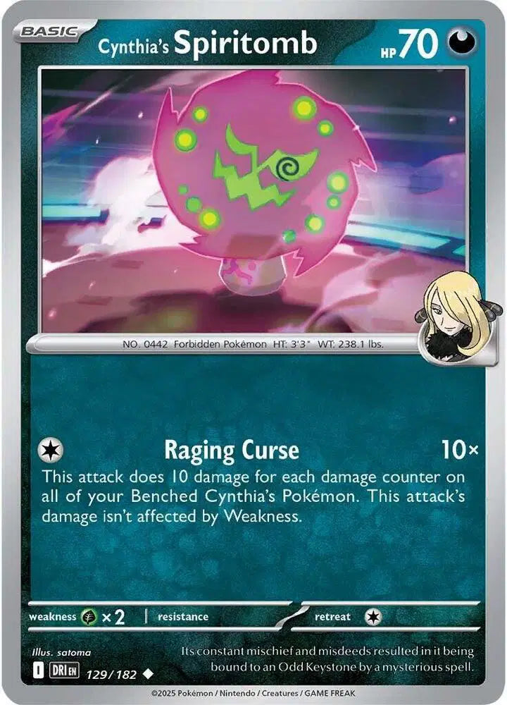 Cynthia's Spiritomb Pokemon • Uncommon • 129/182