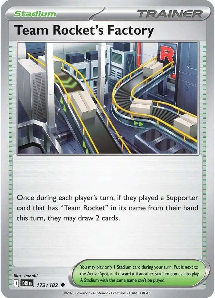 Team Rocket's Factory Pokemon • Uncommon • 173/182
