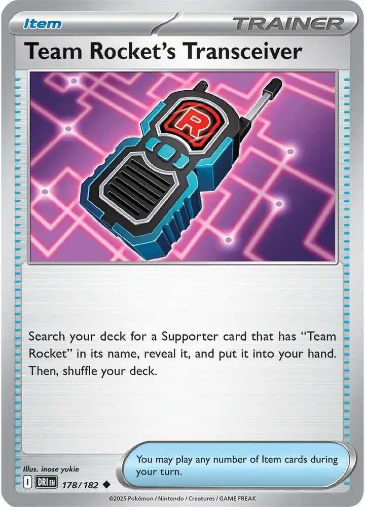 Team Rocket's Transceiver Pokemon • Uncommon • 178/182
