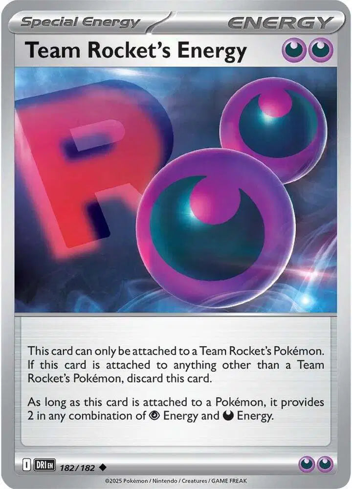 Team Rocket's Energy Pokemon • Uncommon • 182/182