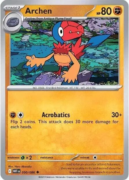 Archen Pokemon • Uncommon • 050/086