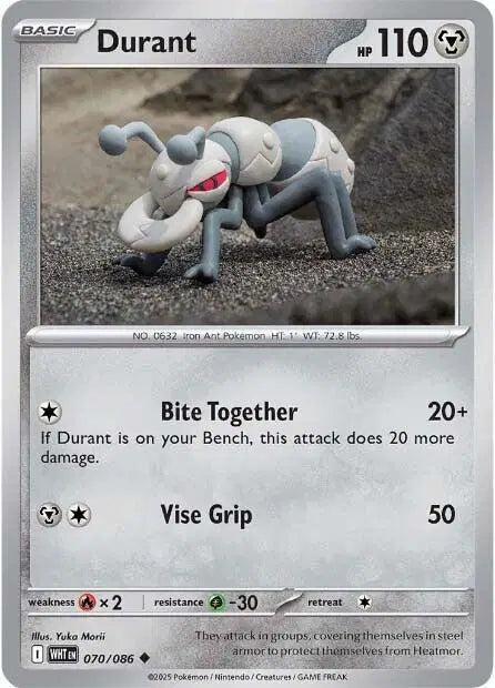 Durant Pokemon • Uncommon • 070/086