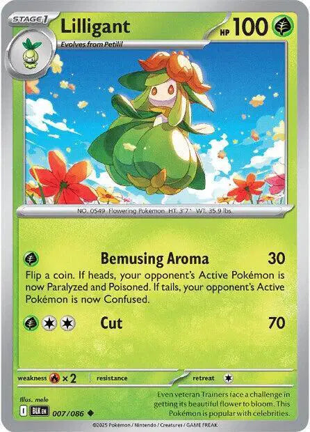 Lilligant Pokemon • Uncommon • 007/086