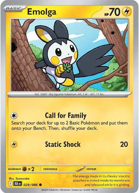 Emolga Pokemon • Common • 029/086