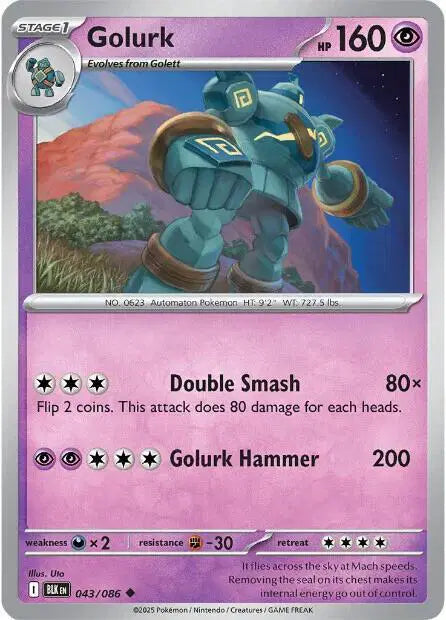 Golurk Pokemon • Uncommon • 043/086