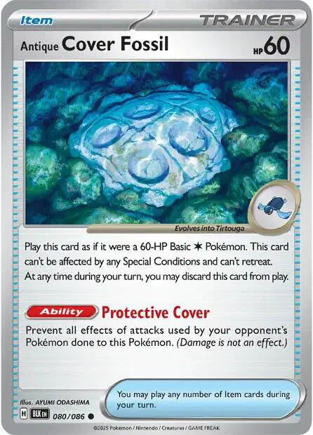 Antique Cover Fossil Pokemon • Common • 080/086
