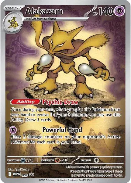 Alakazam Pokemon • Promo • 009